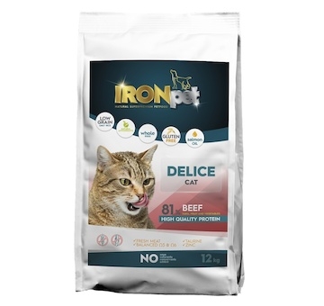 IRONpet Cat Delice Beef (Hovězí) 12 kg