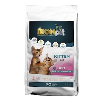 IRONpet Cat Kitten Beef (Hovězí) 12 kg