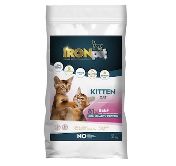 IRONpet Cat Kitten Beef (Hovězí) 2 kg