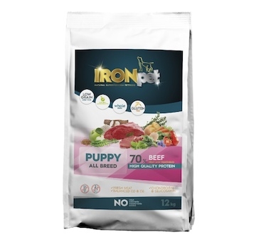 IRONpet Dog Puppy All Breed Beef (Hovězí) 12 kg