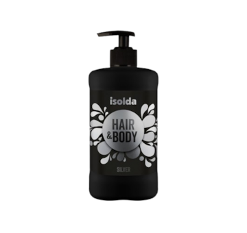 ISOLDA Silver hair&body 400ml, krémový tělový a vlasový šampon
