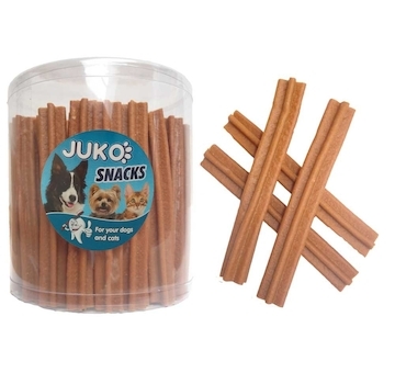 Jerky kříž Slanina JUKO Snacks 12,5 cm (50 ks)