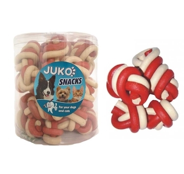 Jerky uzel Vanilka & hovězí JUKO Snacks (25 ks)