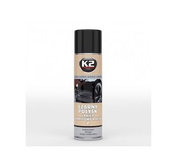 K2 AKRYLOVÁ BARVA VE SPREJI ČERNÁ LESKLÁ 500 ml