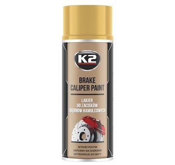 K2 BRAKE CALIPER PAINT 400 ml ZLATÁ - barva na brzdové třmeny a bubny