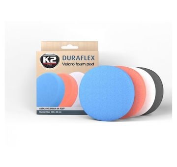 K2 Duraflex leštící houba 150 x 25 mm černá
