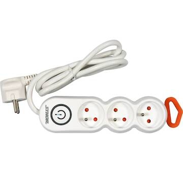 Kabel prodlužovací kancelářský 1,5 m 3 zásuvky