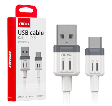 Kabel USB na USB-C 3A 100cm FullLINK AMIO-03905