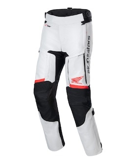 kalhoty BOGOTA PRO DRYSTAR HONDA kolekce, ALPINESTARS (světle šedá/červená fluo/černá, vel. 4XL)