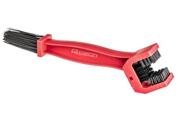 kartáč na čištění řetězů Q-TECH (červený)
