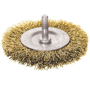 Kartáč okružní, O 50mm, vlnitý drát S 0,3mm, stopka 6mm, EXTOL CRAFT