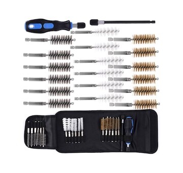 Kartáče na čištění sedel a otvorů pro vstřikovače a žhavicí svíčky, sada 21 ks TAGRED