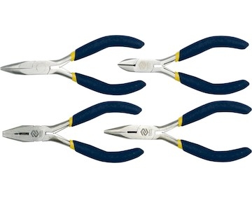 Kleště elektrikářské sada 4ks 125mm
