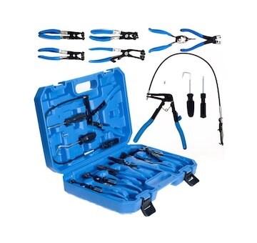 Kleště na hadicové spony, sada 9ks TAGRED