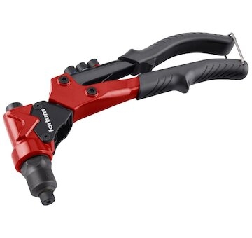Kleště nýtovací s otočnou hlavou COMBO, pro nýt. matice M3-M6 a trhací nýty 2.4-4.8mm FORTUM