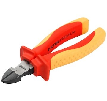 Kleště štípací boční, 160mm, 1000V, VDE, CrV, EXTOL PREMIUM