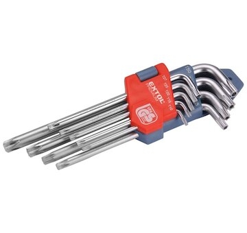 Klíče TORX, sada 9ks EXTOL PREMIUM