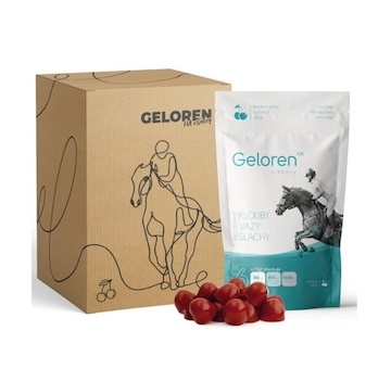 Kloubní výživa kůň Geloren (3  x 450 g ) - višňová