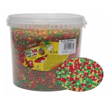 KOI MIX mini pellet kuličky, dóza 3 l