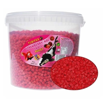 KOI STRAWBERRY pellet kuličky, dóza 5 l