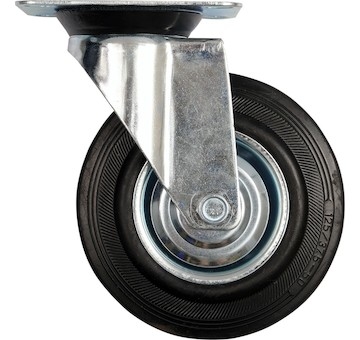 Kolečko otočné, gumové 150kg 200/46/235mm
