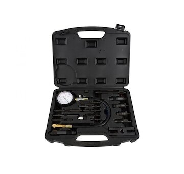 Kompresiometr pro vznětové motory, sada 17ks, tester komprese GEKO