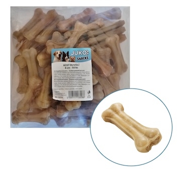 Kost buvolí JUKO Snacks 8 cm (50 ks)