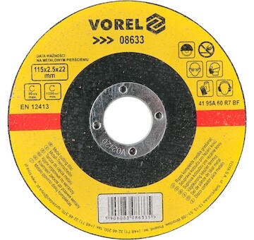 Kotouč řezný na kov 115 x 22 x 2,5 mm