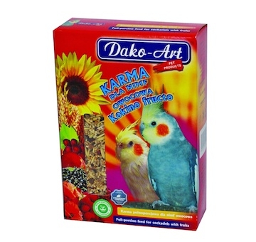 Krmivo s ovocem korela Dako 500 g