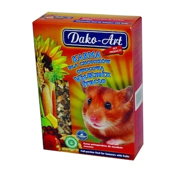 Krmivo s ovocem křeček Dako 500 g