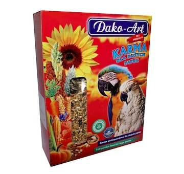 Krmivo velký papoušek Dako 800 g