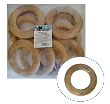 Kroužek buvolí JUKO Snacks 15 cm (10 ks)