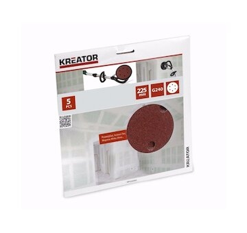 KRT232009 5ks Brusný kotouč 225 mm G240 KREATOR