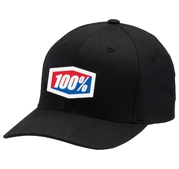 kšiltovka Classic Flexfit, 100% - USA (černá, vel. S/M)