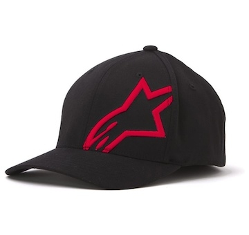 kšiltovka CORP SHIFT 2, ALPINESTARS (černá/červená, vel. 2XL/3XL)