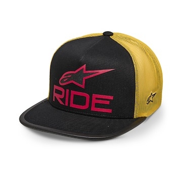 kšiltovka RIDE 4.0ER, ALPINESTARS (černá/žlutá/červená)