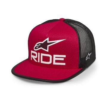 kšiltovka RIDE 4.0ER, ALPINESTARS (červená/černá/bílá)