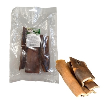 Kůže z hovězí hlavy sušená SMARTY 15 cm (100 g)