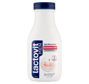 Lactovit MEN lactourea 3v1 sprchový gel 300ml Regenerační