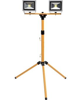 Lampa COB LED na stojanu 2x 20W