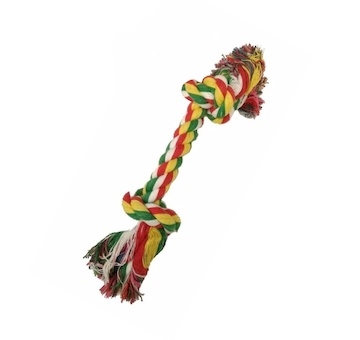 Lano bavlna 2 uzly 38 cm