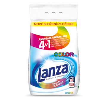 Lanza, Fresh&Clean Color prášek na praní 5,85kg=90pd