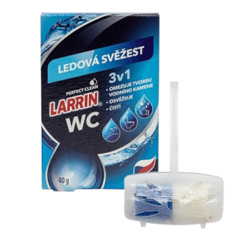 LARRIN WC závěs 3v1 Ledová svěžest (komplet, blistr) 40g