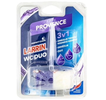 LARRIN WC závěs Provance fialový 3v1, 40g (komplet, blistr)