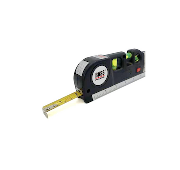 Laserová vodováha s metrem 2,5m BASS