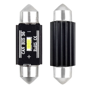 LED CANBUS 1860 1SMD UltraBright Festoon C5W C10W C3W 36mm White 12V/24V