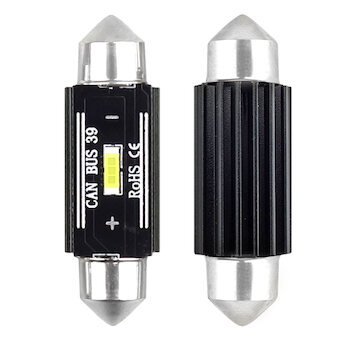 LED CANBUS 1860 1SMD UltraBright Festoon C5W C10W C3W 39mm White 12V/24V