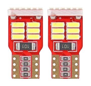 LED CANBUS 18SMD 4014 T10e (W5W) White 12V