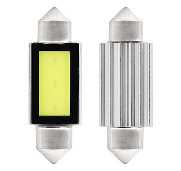 LED CANBUS COB3 Festoon C5W C10W C3W 39mm White 12V