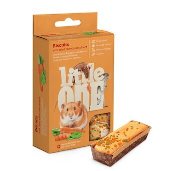 Little One piškoty s mrkví a špenátem 5x7g